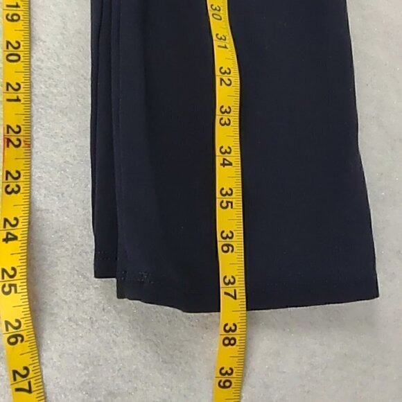 Liz Claiborne Blue Classic Elastic Waist Ankle Pants Size Large - Picture 10 of 12